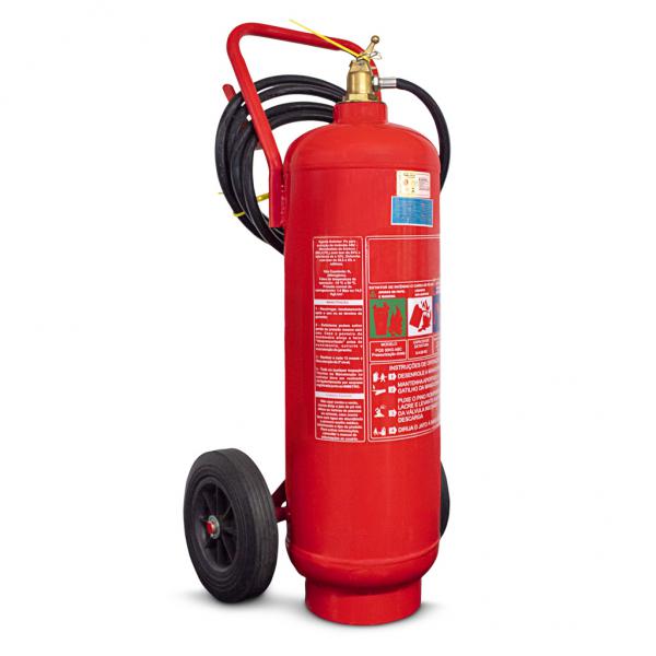 Extintor carreta PQS 30kg ABC