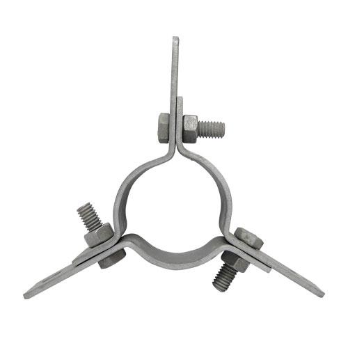 Abraçadeira para mastro 3 estais 1 1/2''