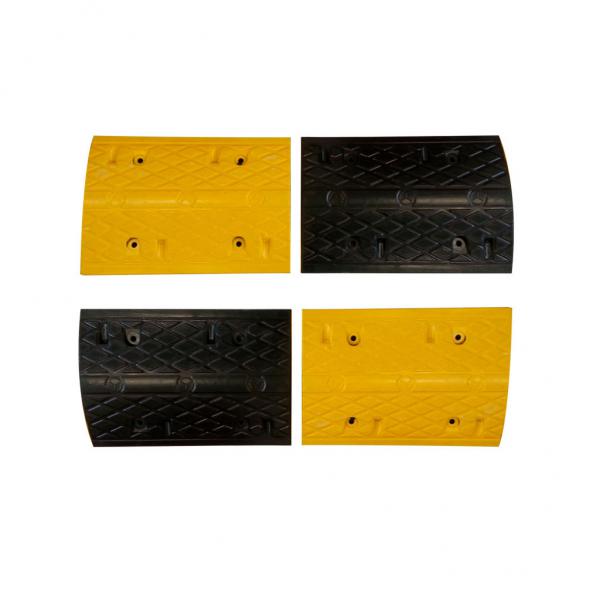 Lombada (quebra-molas) de borracha 2 metros amarela/preta