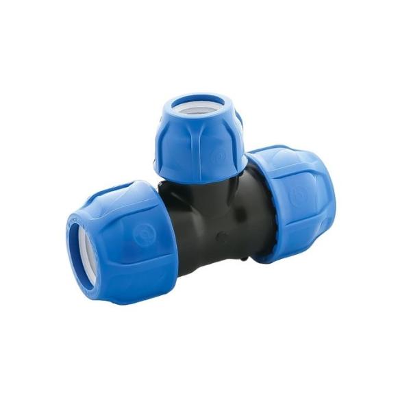 Tê de Redução de Compressão PP para PEAD